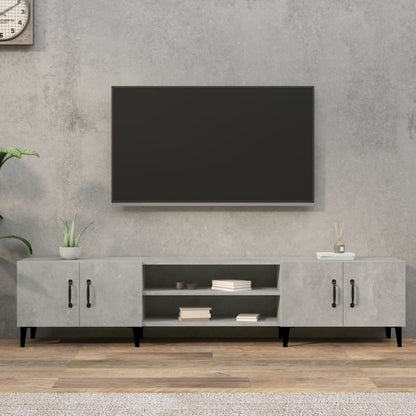 Tv Skříňka Betonově Šedá 180 X 31,5 X 40 Cm Kompozitní Dřevo