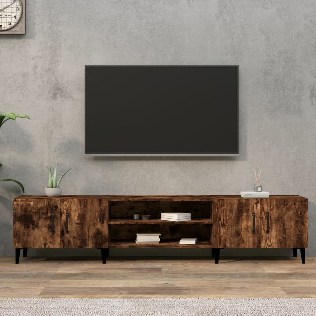 Tv Skříňka Betonově Šedá 180 X 31,5 X 40 Cm Kompozitní Dřevo