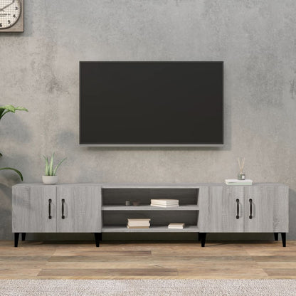Tv Skříňka Betonově Šedá 180 X 31,5 X 40 Cm Kompozitní Dřevo