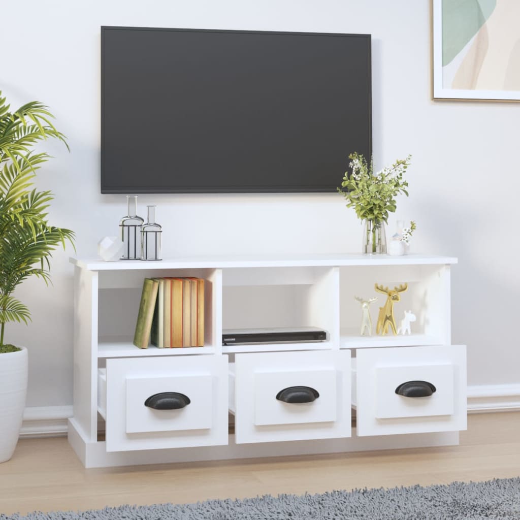 Tv Skříňka 100 X 35 X 50 Cm Kompozitní Dřevo
