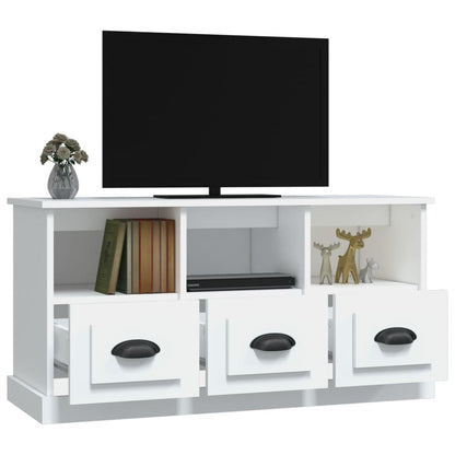 Tv Skříňka 100 X 35 X 50 Cm Kompozitní Dřevo