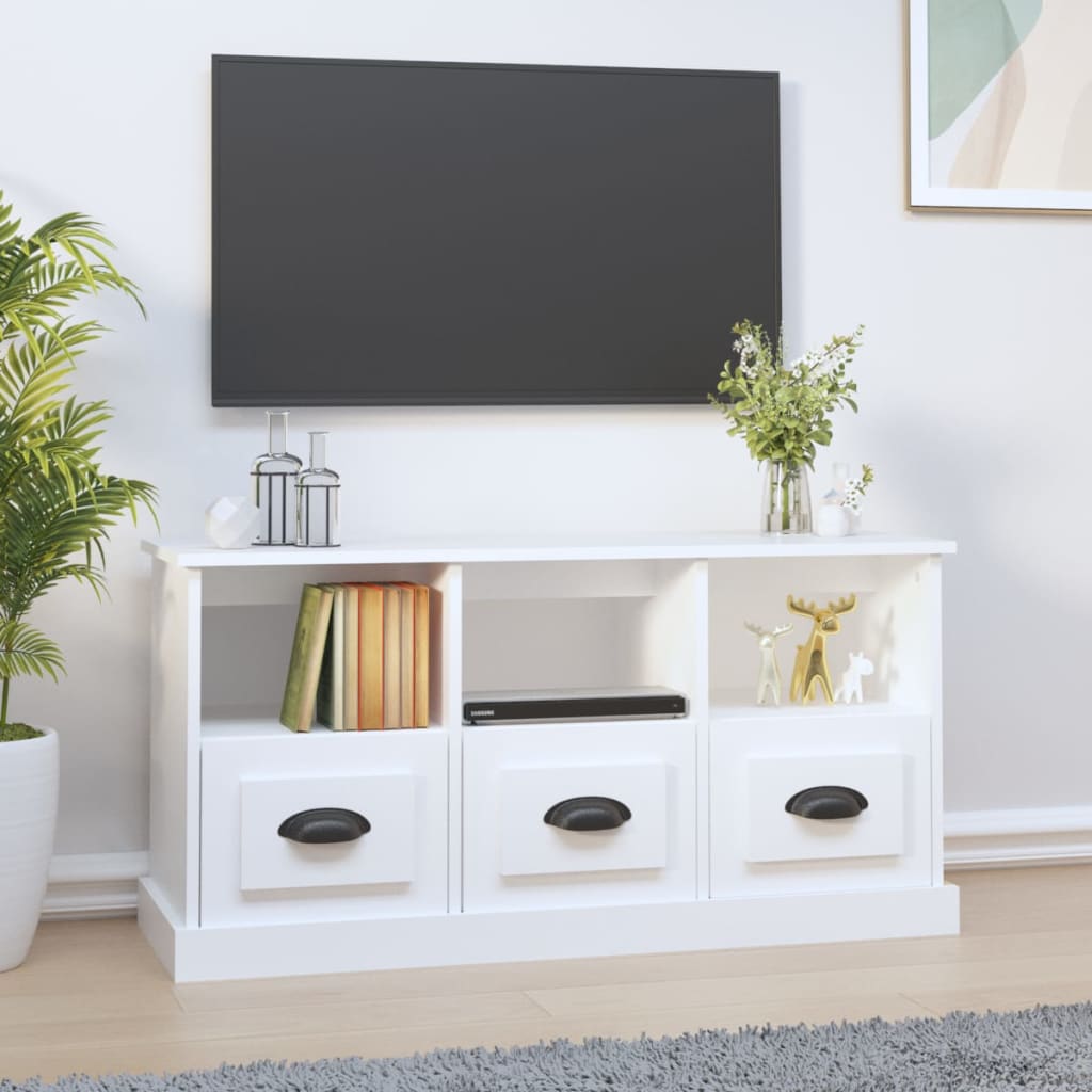 Tv Skříňka 100 X 35 X 50 Cm Kompozitní Dřevo