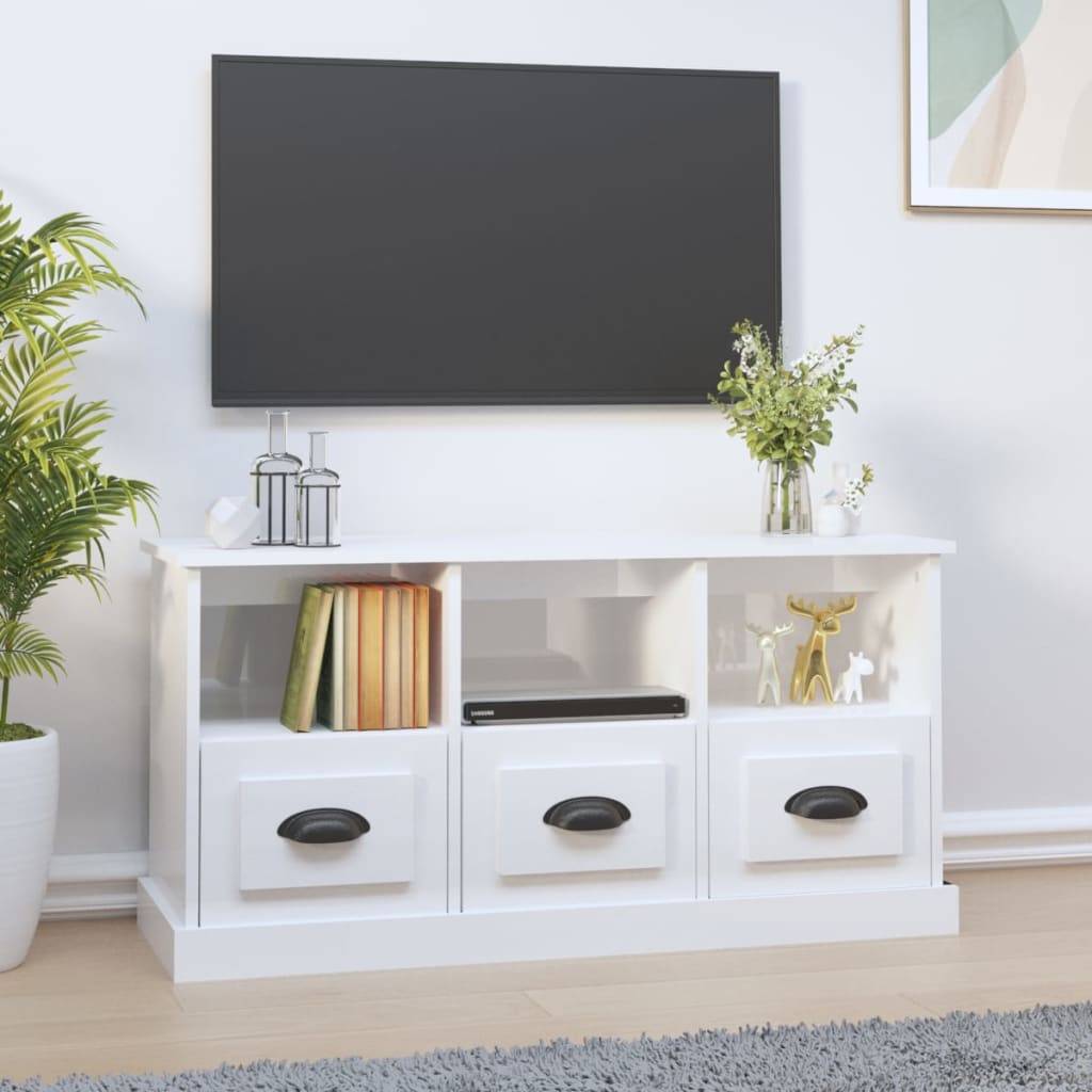 Tv Skříňka 100 X 35 X 50 Cm Kompozitní Dřevo