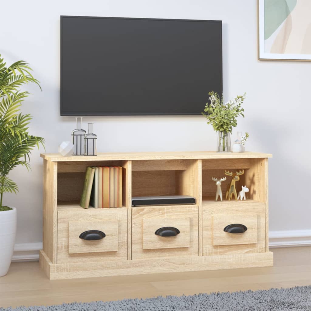 Tv Skříňka 100 X 35 X 50 Cm Kompozitní Dřevo