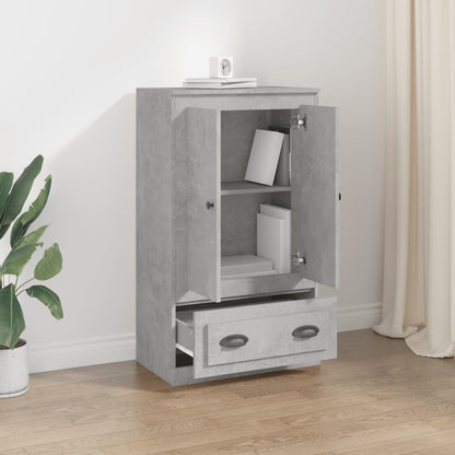 Skříň Highboard Betonově Šedá 60X35,5X103,5 Cm Kompozitní Dřevo