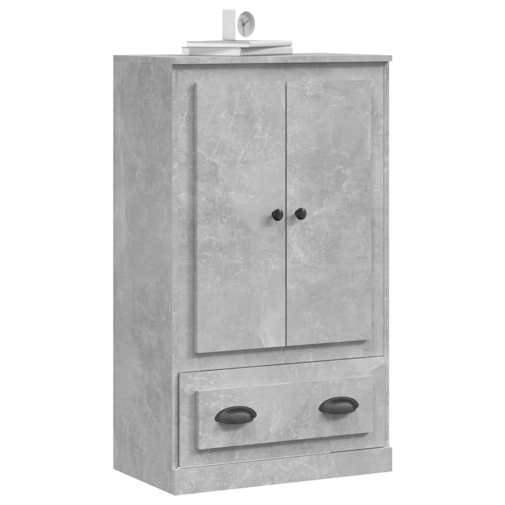 Skříň Highboard Betonově Šedá 60X35,5X103,5 Cm Kompozitní Dřevo