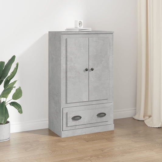 Skříň Highboard Betonově Šedá 60X35,5X103,5 Cm Kompozitní Dřevo