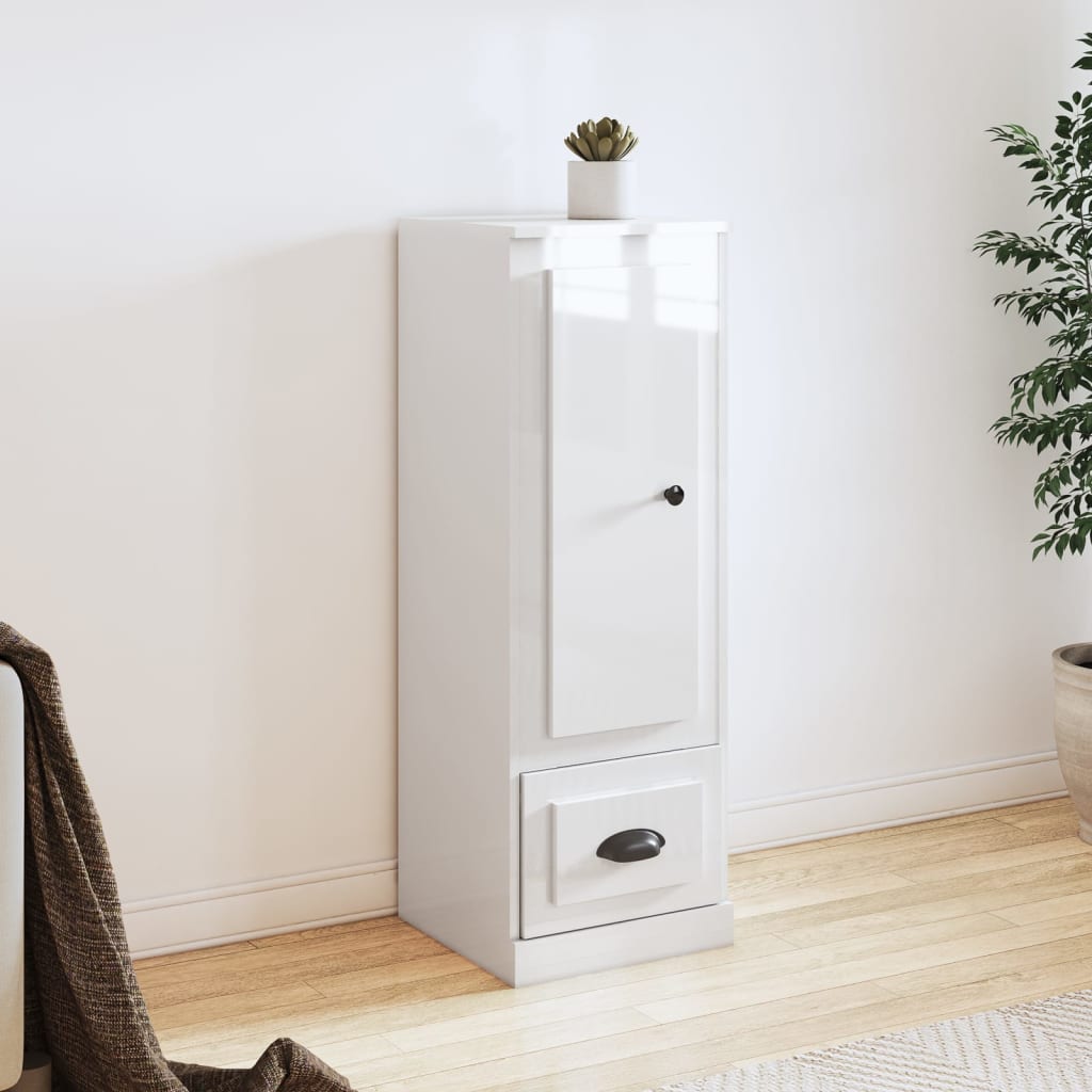 Skříň Highboard 36 X 35,5 X 103,5 Kompozitní Dřevo