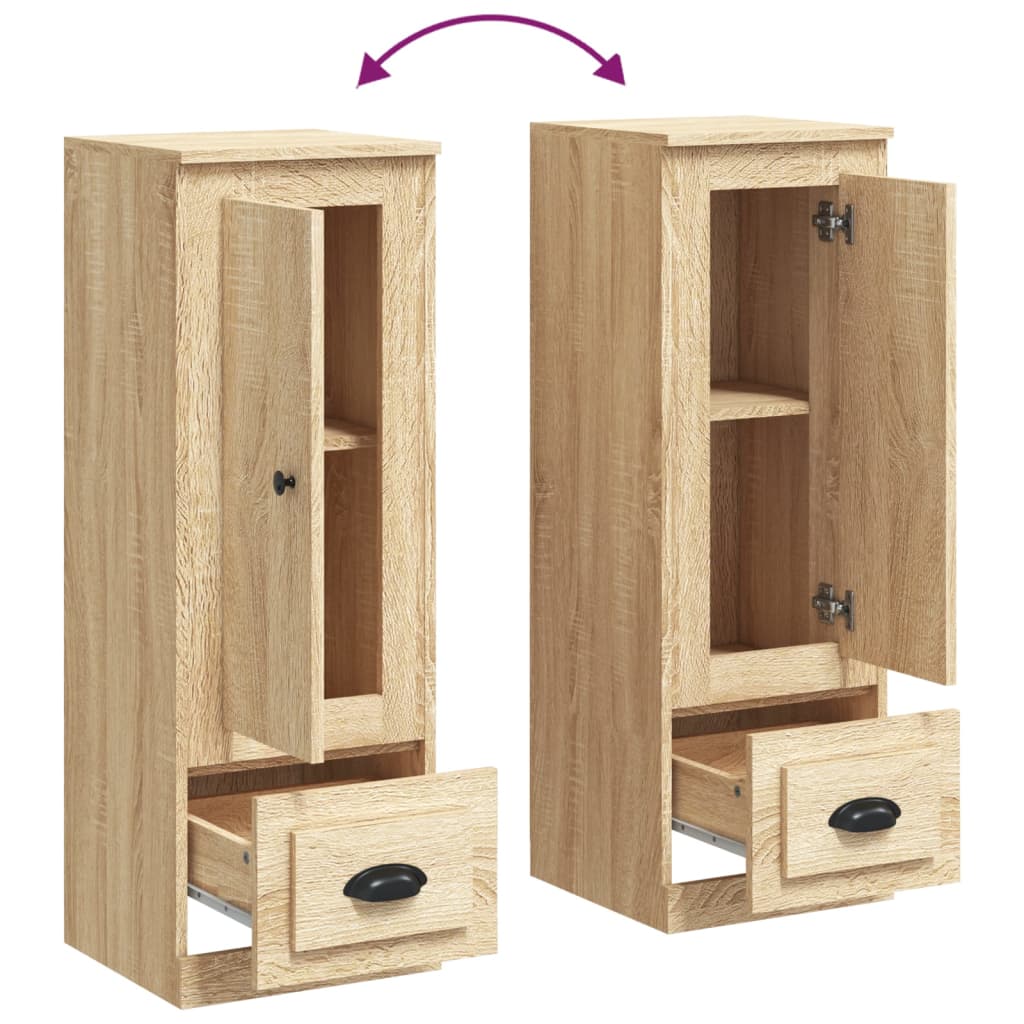 Skříň Highboard 36 X 35,5 X 103,5 Kompozitní Dřevo
