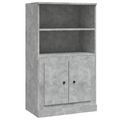 Skříň Highboard Betonově Šedá 60X35,5X103,5 Cm Kompozitní Dřevo