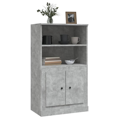 Skříň Highboard Betonově Šedá 60X35,5X103,5 Cm Kompozitní Dřevo