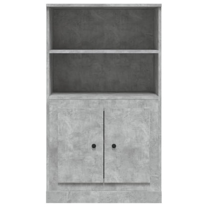 Skříň Highboard Betonově Šedá 60X35,5X103,5 Cm Kompozitní Dřevo