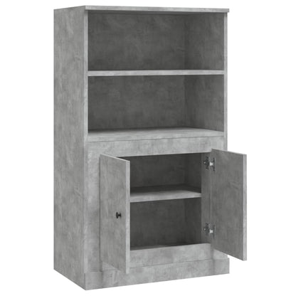 Skříň Highboard Betonově Šedá 60X35,5X103,5 Cm Kompozitní Dřevo