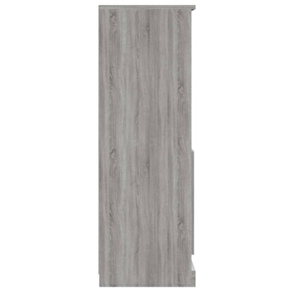 Skříň Highboard Šedá Sonoma 60 X 35,5 X 103,5 Kompozitní Dřevo