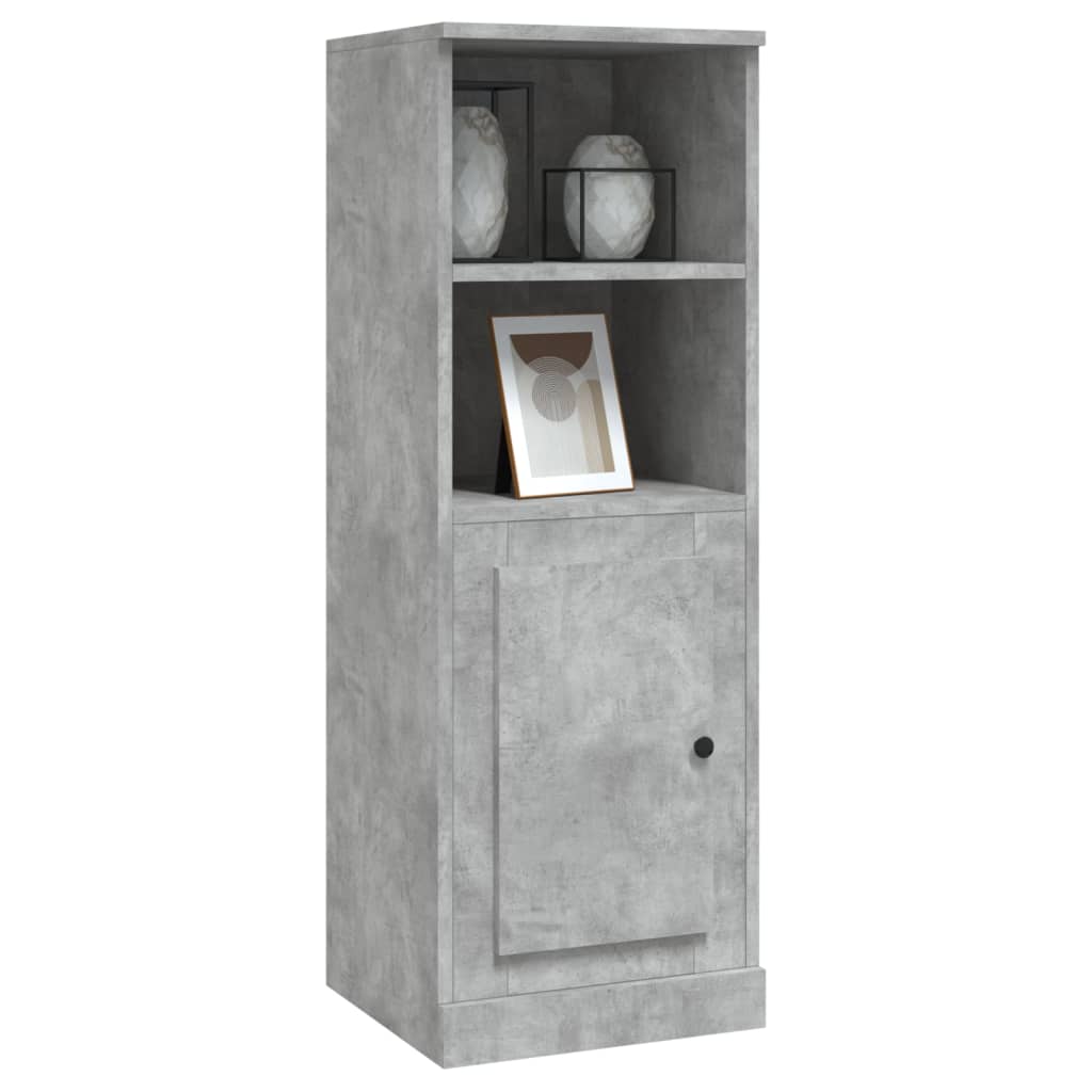 Skříň Highboard Betonově Šedá 36X35,5X103,5 Kompozitní Dřevo