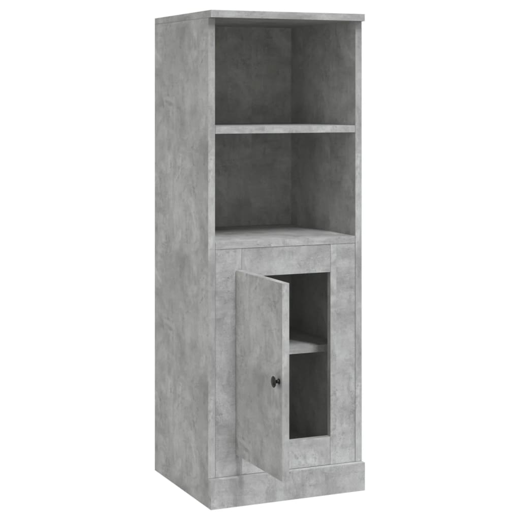 Skříň Highboard Betonově Šedá 36X35,5X103,5 Kompozitní Dřevo