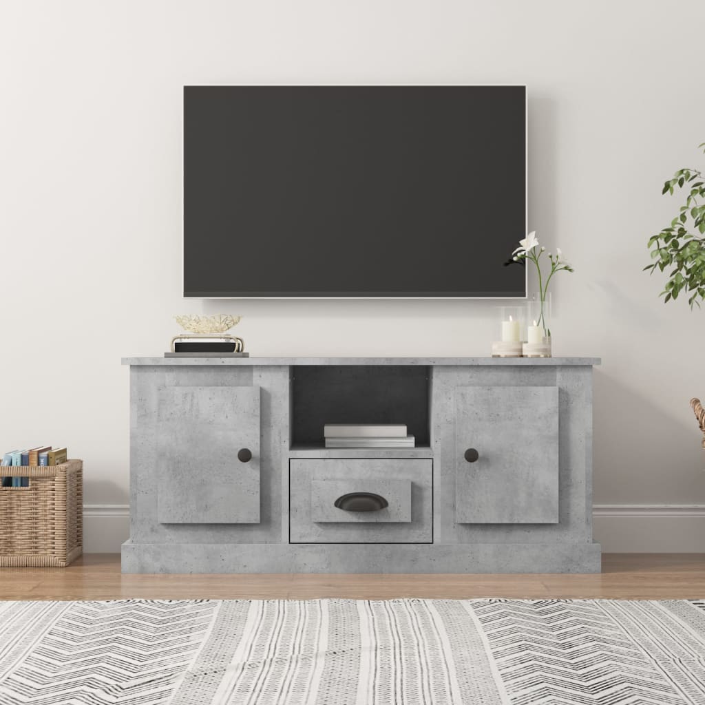 Tv Skříňka Bílá Vysoký Lesk 100 X 35,5 X 45 Cm Kompozitní Dřevo