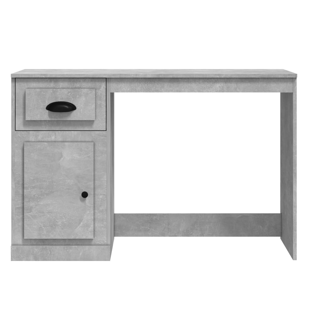 Psací Stůl Se Zásuvkou Betonově Šedý 115 X 50 X 75 Cm Kompozit