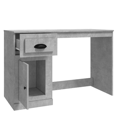 Psací Stůl Se Zásuvkou Betonově Šedý 115 X 50 X 75 Cm Kompozit