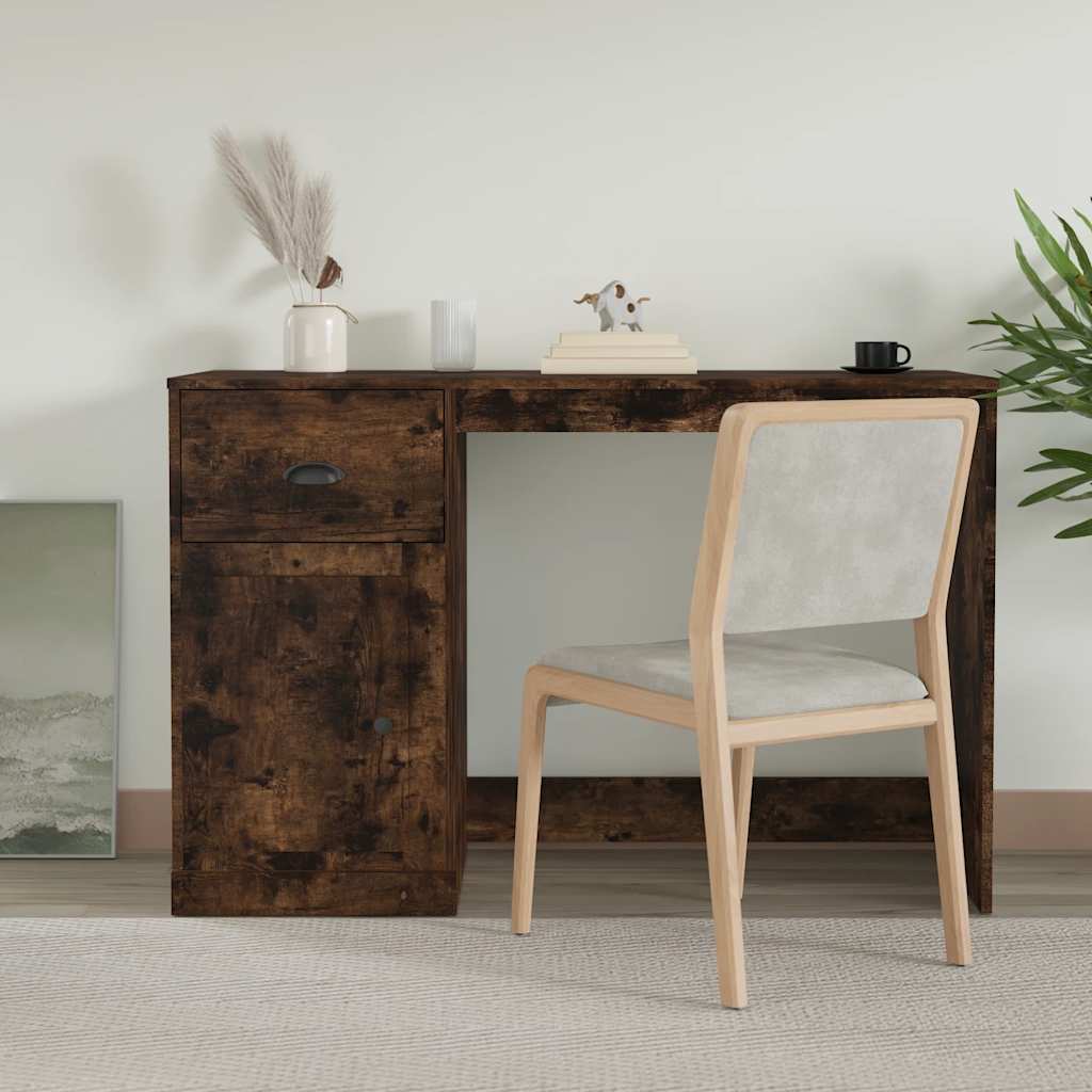 Psací Stůl Se Zásuvkou Betonově Šedý 115 X 50 X 75 Cm Kompozit