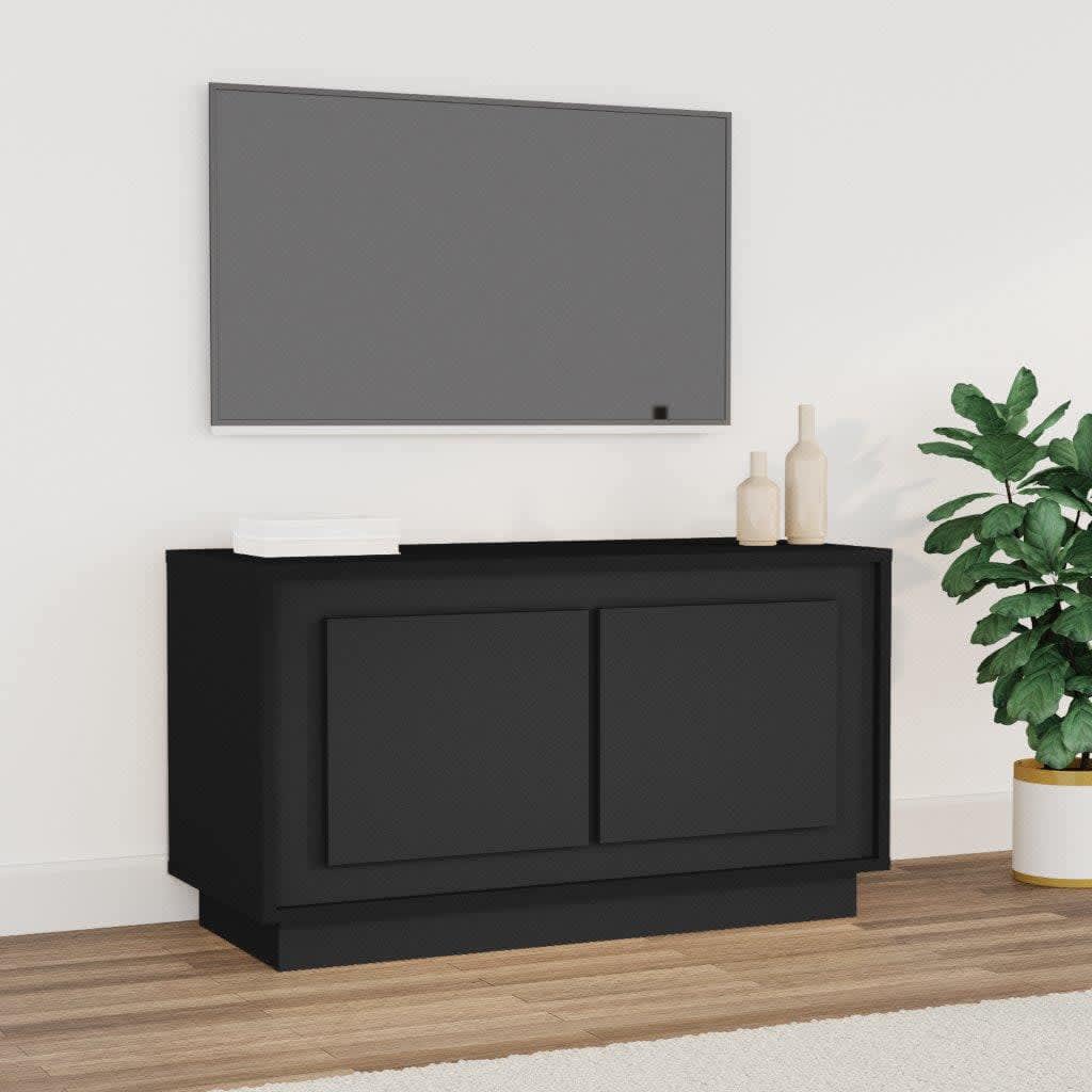Tv Skříňka Betonově Šedá 80 X 35 X 45 Cm Kompozitní Dřevo