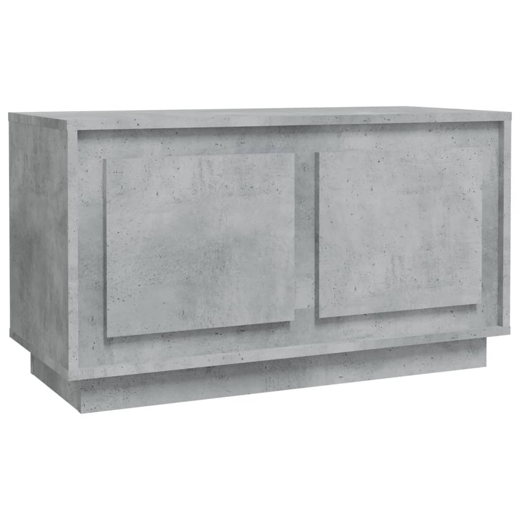 Tv Skříňka Betonově Šedá 80 X 35 X 45 Cm Kompozitní Dřevo