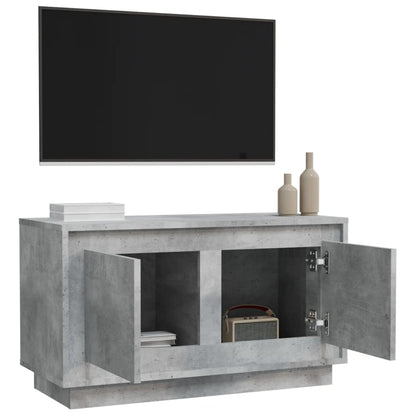 Tv Skříňka Betonově Šedá 80 X 35 X 45 Cm Kompozitní Dřevo