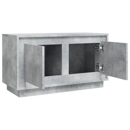 Tv Skříňka Betonově Šedá 80 X 35 X 45 Cm Kompozitní Dřevo