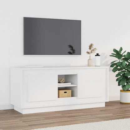 Tv Skříňka Betonově Šedá 102 X 35 X 45 Cm Kompozitní Dřevo