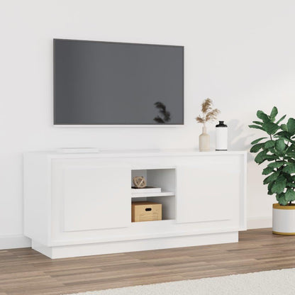 Tv Skříňka Betonově Šedá 102 X 35 X 45 Cm Kompozitní Dřevo
