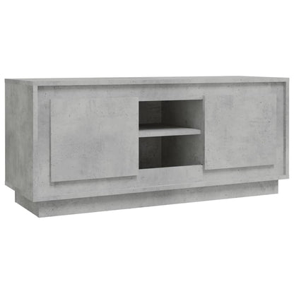 Tv Skříňka Betonově Šedá 102 X 35 X 45 Cm Kompozitní Dřevo