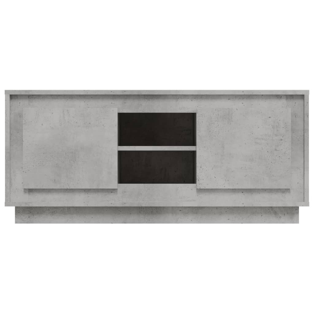 Tv Skříňka Betonově Šedá 102 X 35 X 45 Cm Kompozitní Dřevo