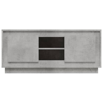 Tv Skříňka Betonově Šedá 102 X 35 X 45 Cm Kompozitní Dřevo