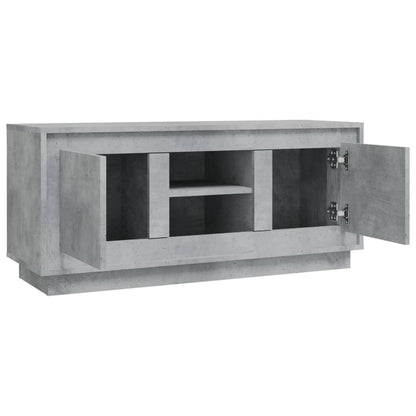 Tv Skříňka Betonově Šedá 102 X 35 X 45 Cm Kompozitní Dřevo