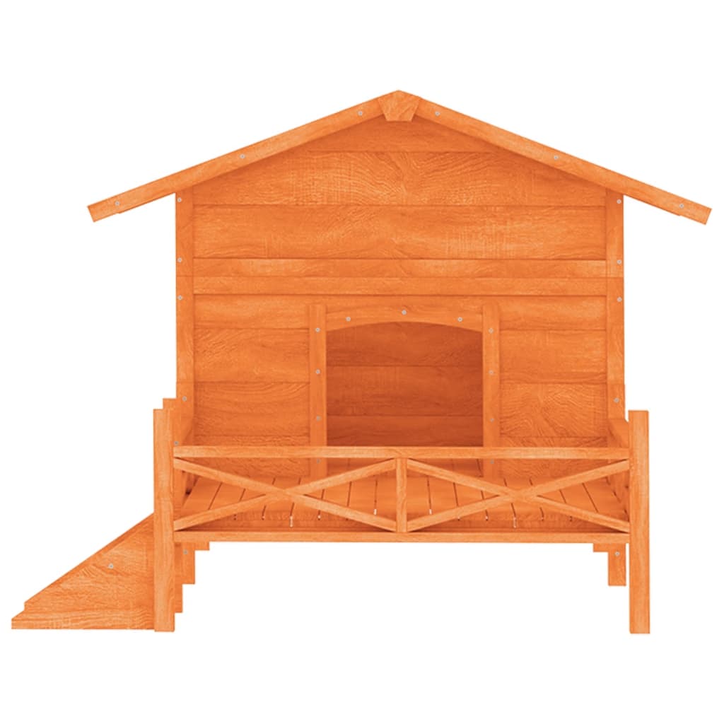 Psí Bouda 159 X 120 X 88,5 Cm Masivní Borové Dřevo