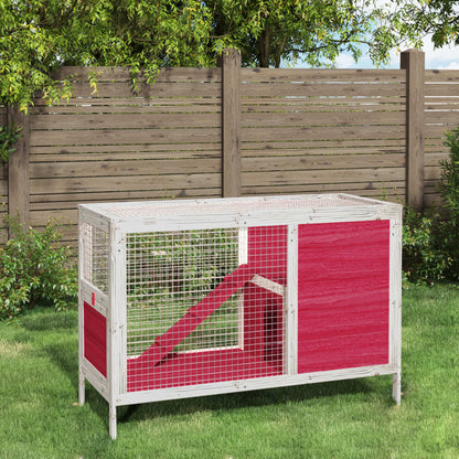 Králíkárna Moka 103 X 44 X 69,5 Cm Masivní Borové Dřevo