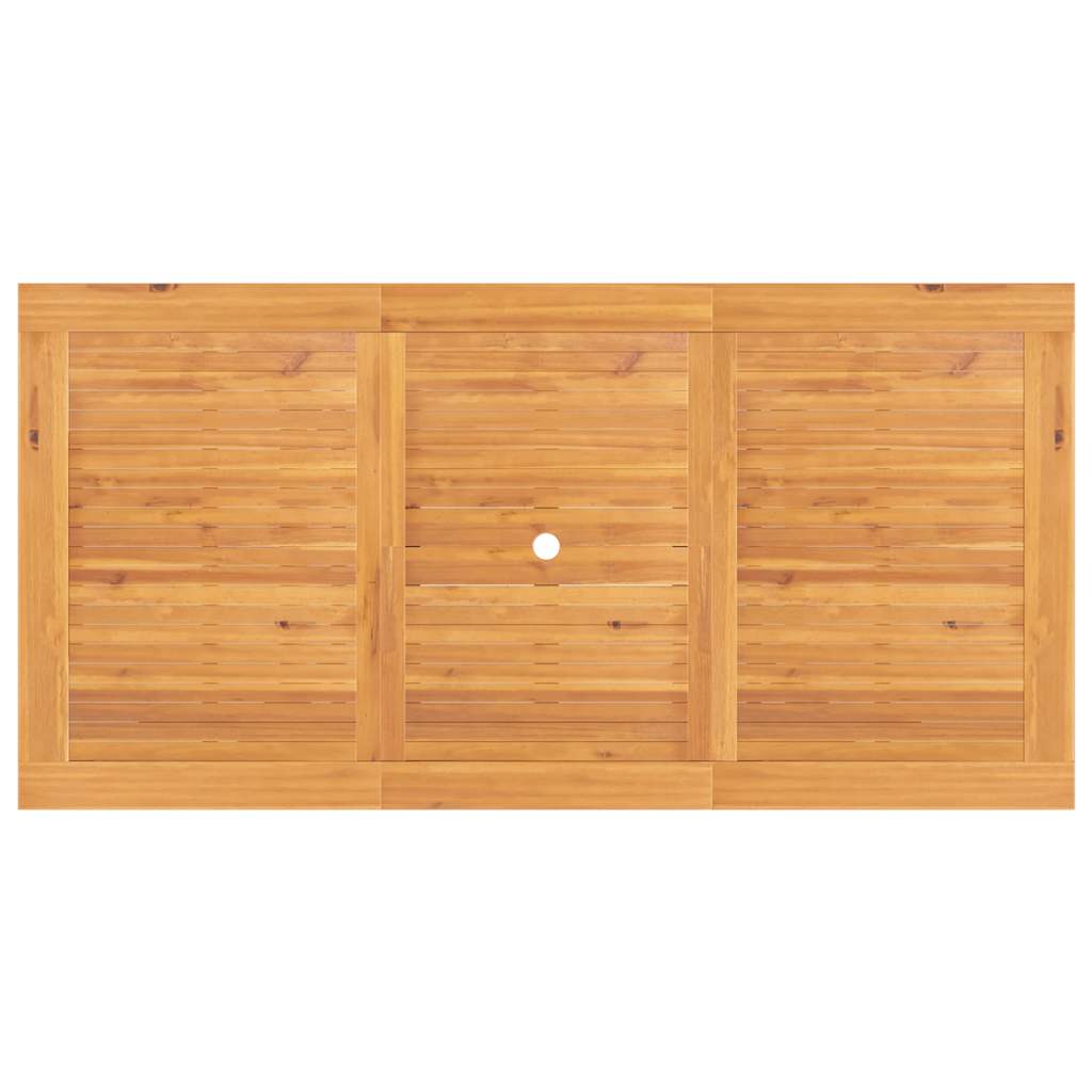 Rozkládací Zahradní Stůl 110–160X80X75 Cm Masivní Teakové Dřevo