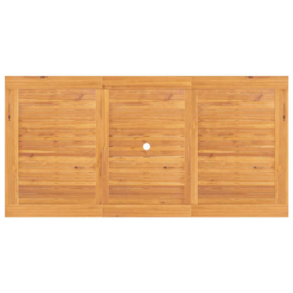 Rozkládací Zahradní Stůl 110–160X80X75 Cm Masivní Teakové Dřevo