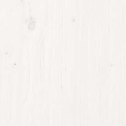 Zahradní S Poduškou Bílá Masivní Borové Dřevo