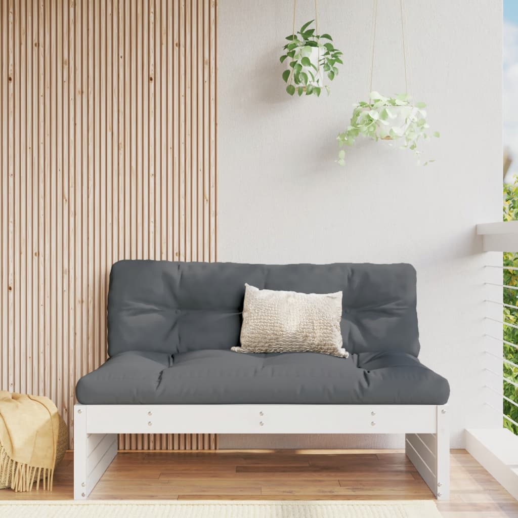 Bílá 120 X 80 Cm Masivní Borové Dřevo