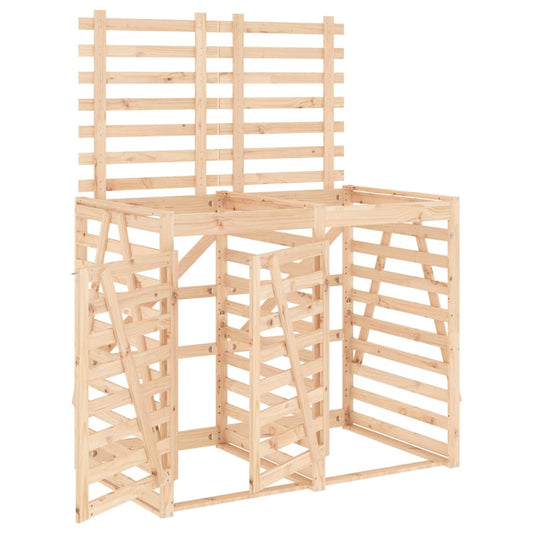 Úložný Box Na Dvě Popelnice Masivní Borové Dřevo