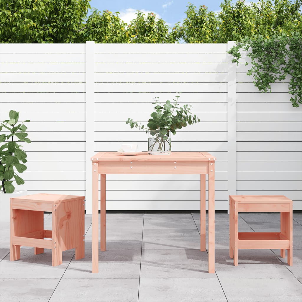 3Dílný Zahradní Bistro Set Masivní Dřevo Douglasky