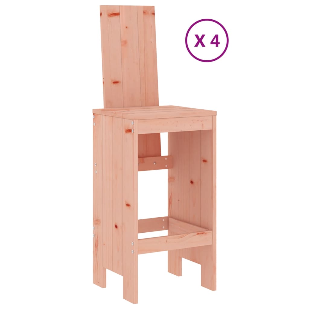 5Dílný Zahradní Barový Set Masivní Dřevo Douglasky