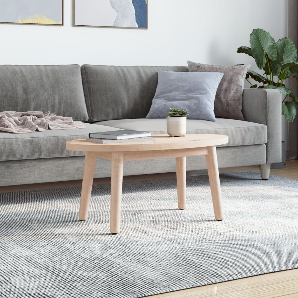 Stolní Deska 70 X 30 X 2,5 Cm Masivní Borové Dřevo Oválná