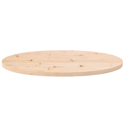 Stolní Deska 70 X 30 X 2,5 Cm Masivní Borové Dřevo Oválná