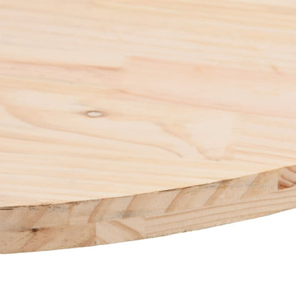 Stolní Deska 70 X 30 X 2,5 Cm Masivní Borové Dřevo Oválná