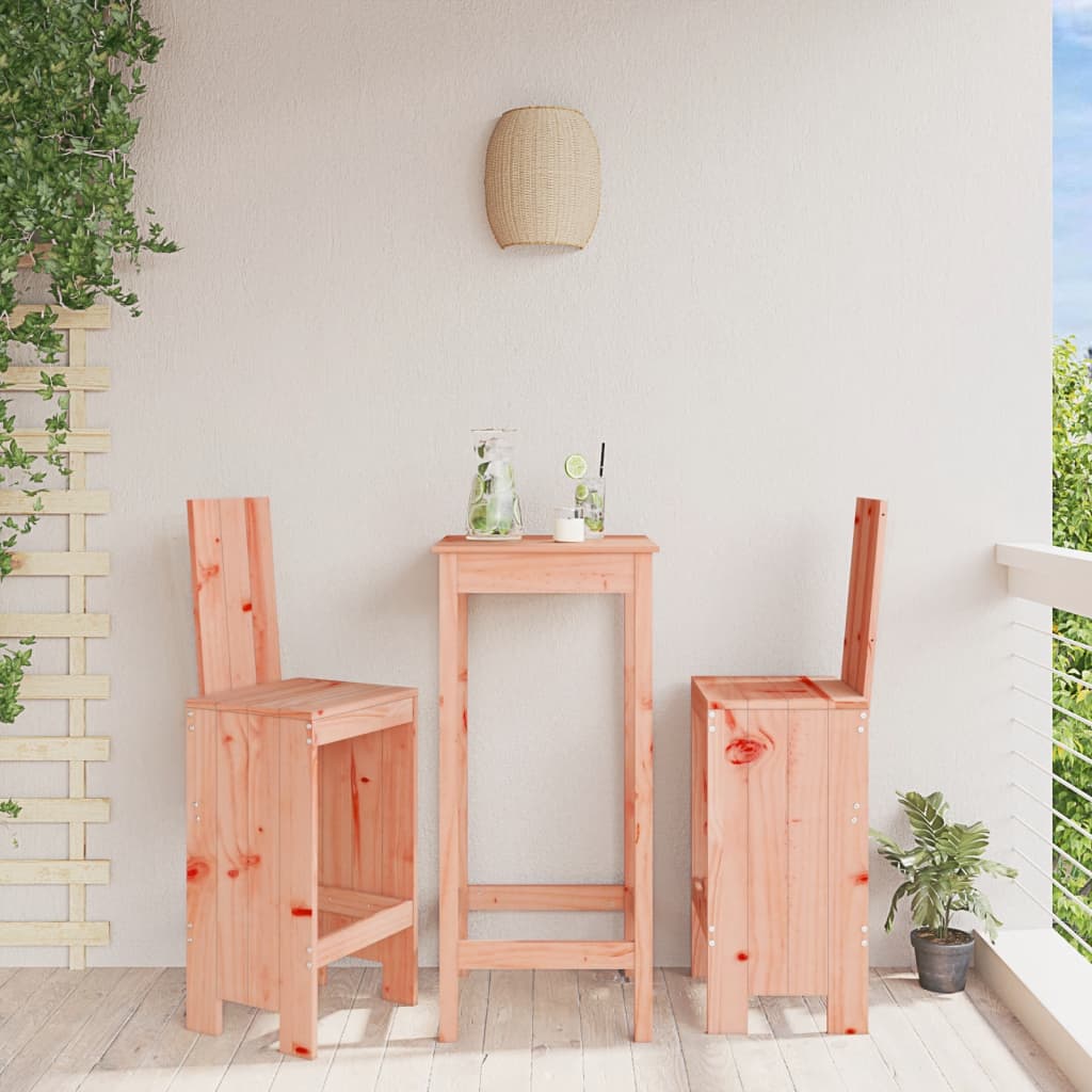 Barové Stoličky 2 Ks 40 X 48,5 X 115,5 Cm Masivní Borové Dřevo