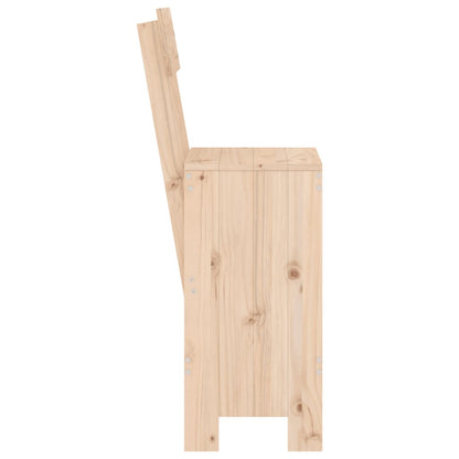 Barové Stoličky 2 Ks 40 X 48,5 X 115,5 Cm Masivní Borové Dřevo