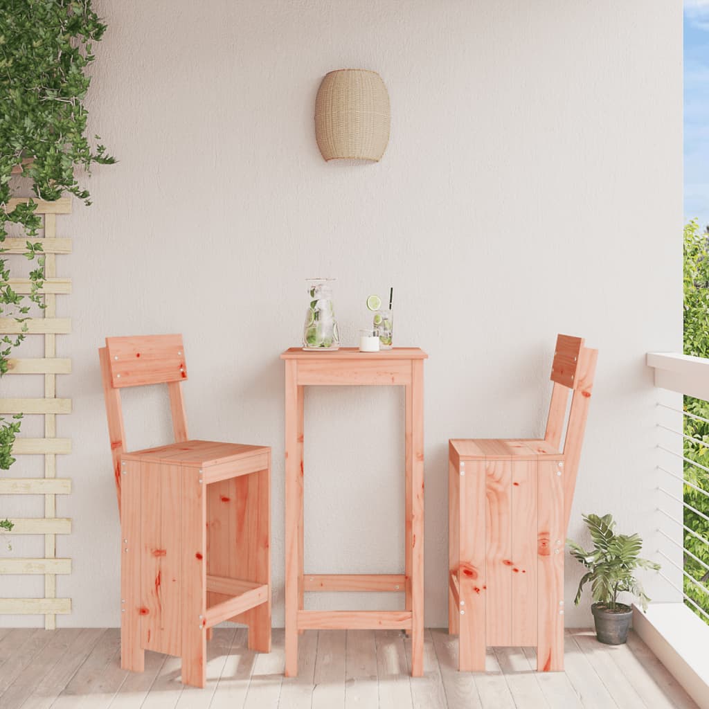 Barové Stoličky 2 Ks 40 X 48,5 X 115,5 Cm Masivní Borové Dřevo