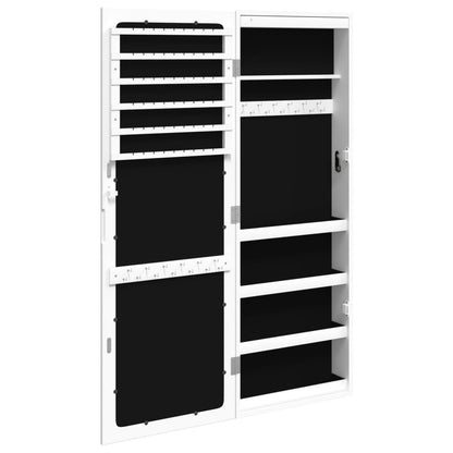 Zrcadlová Šperkovnice S Led Světly Nástěnná